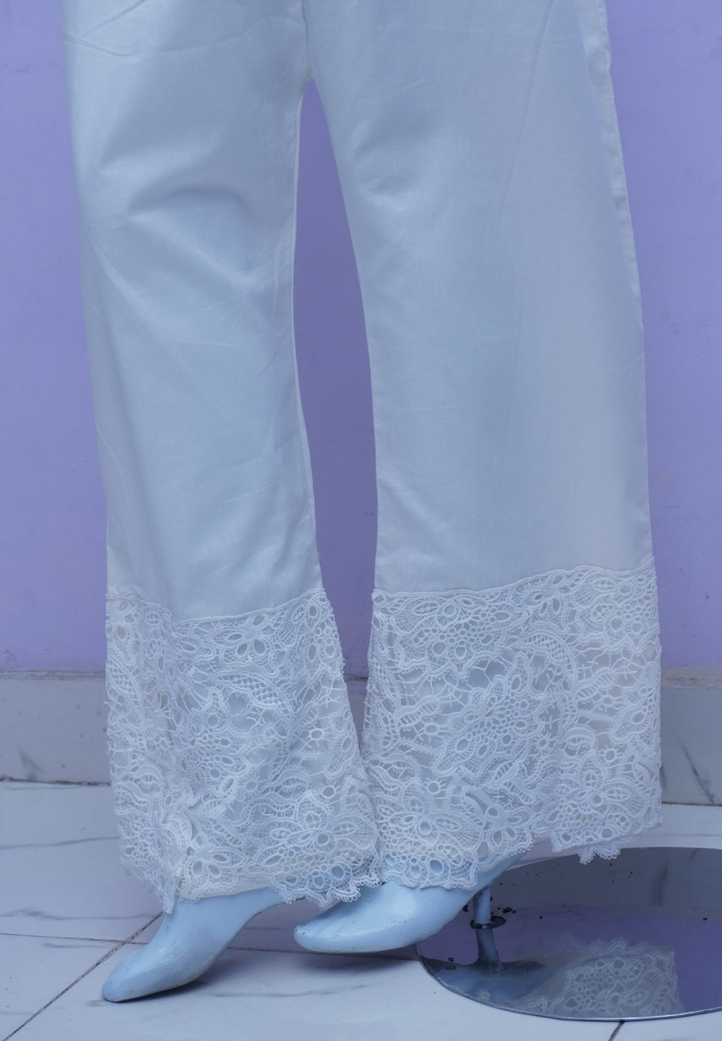 Lace Trouser stiched 1Pc