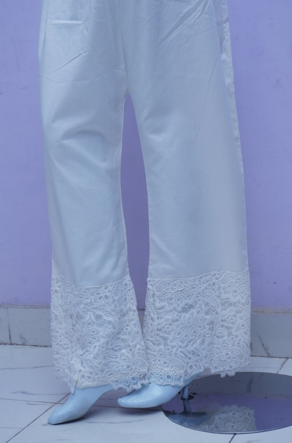 Lace Trouser stiched 1Pc