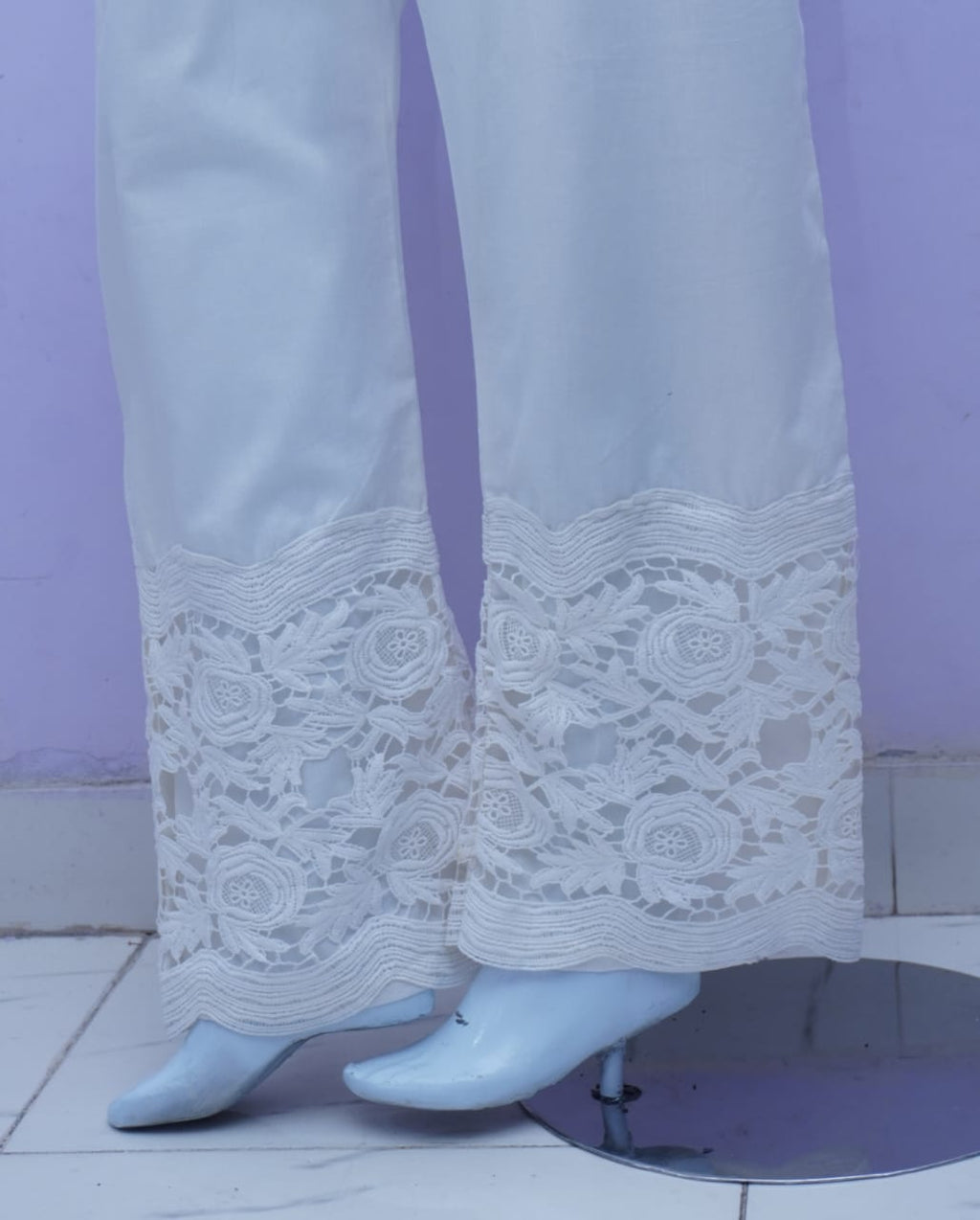 Lace Trouser stiched 1Pc