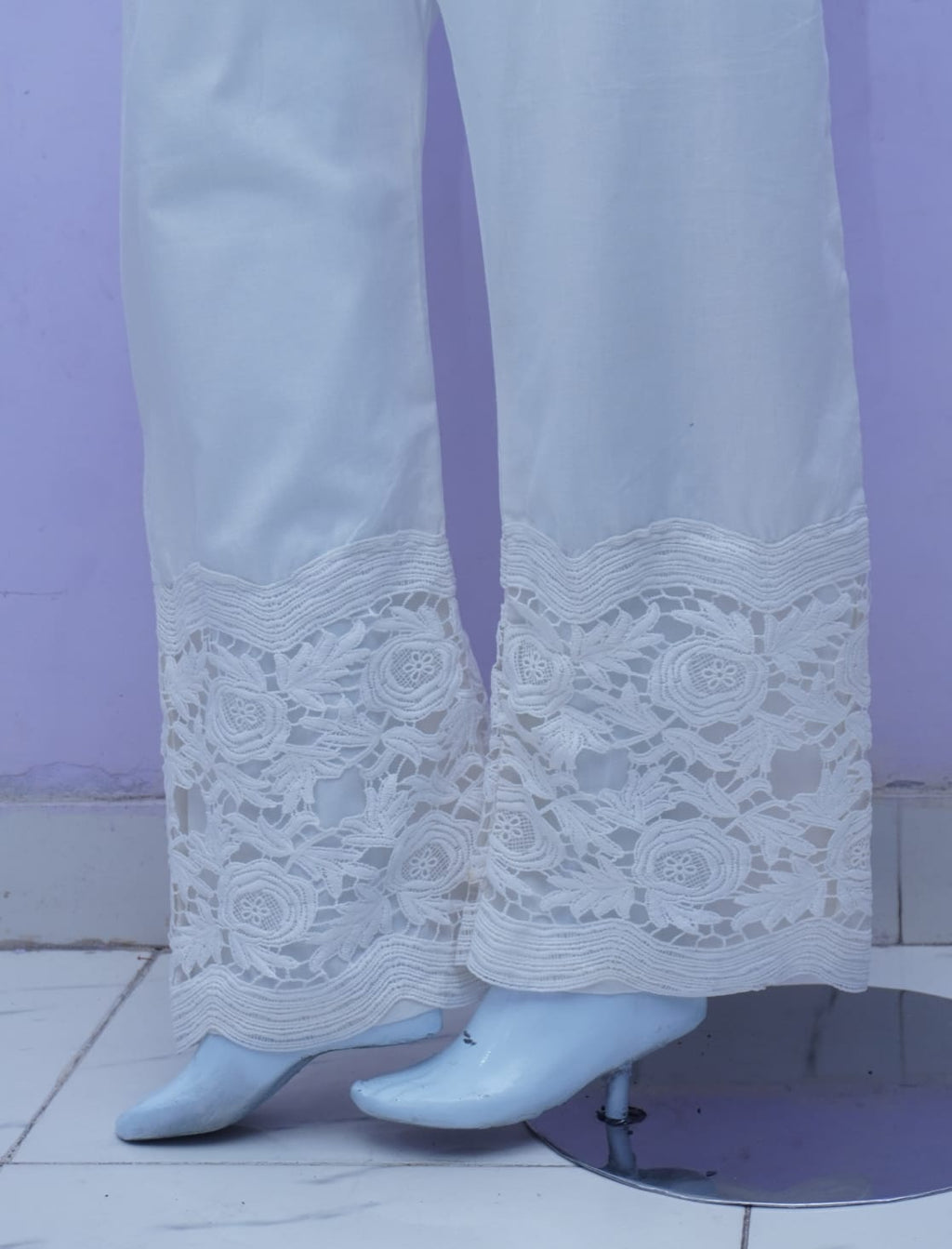 Lace Trouser stiched 1Pc