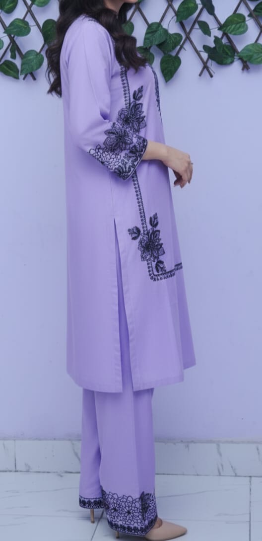 Embroidered Lawn stiched 2Pc