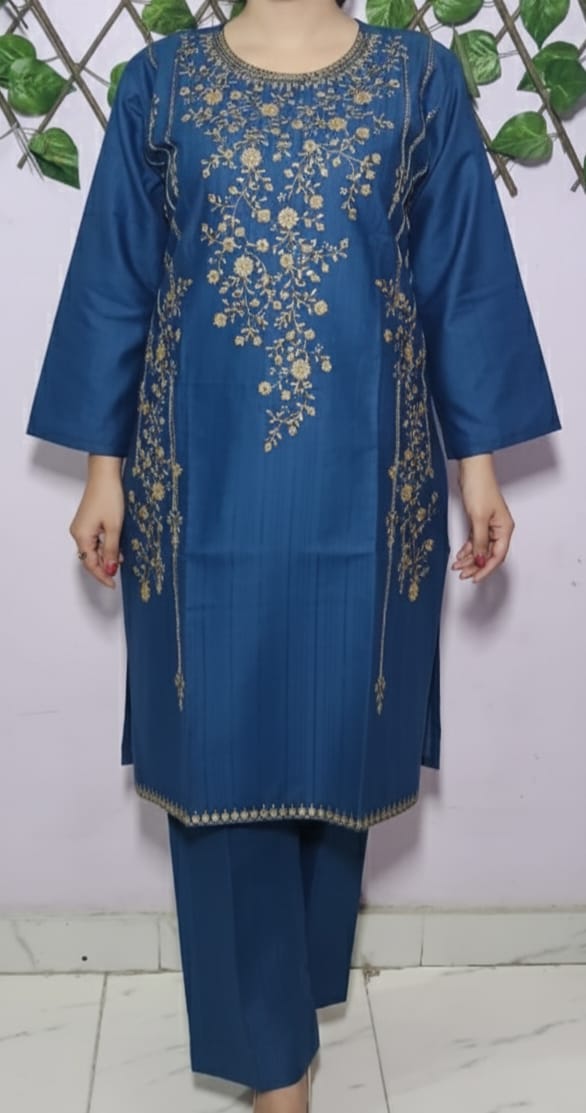 Embroidered Cotton Lawn Stiched 2Pc