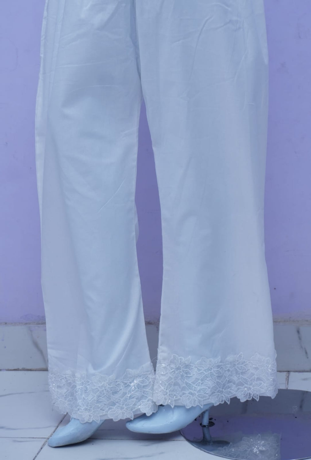 Lace Trouser Stiched 1Pc