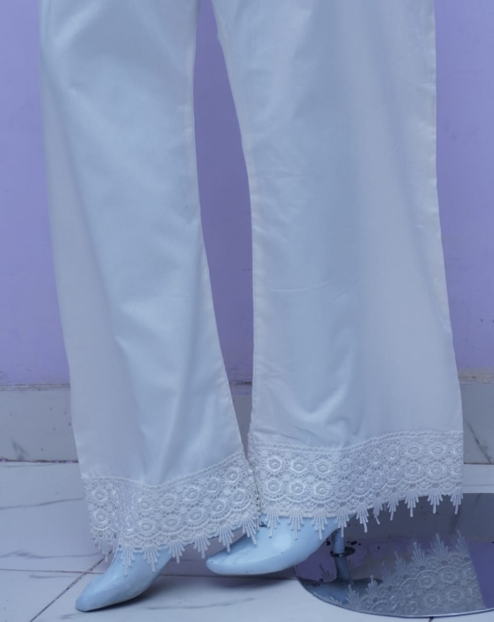 Lace trouser stiched 1Pc