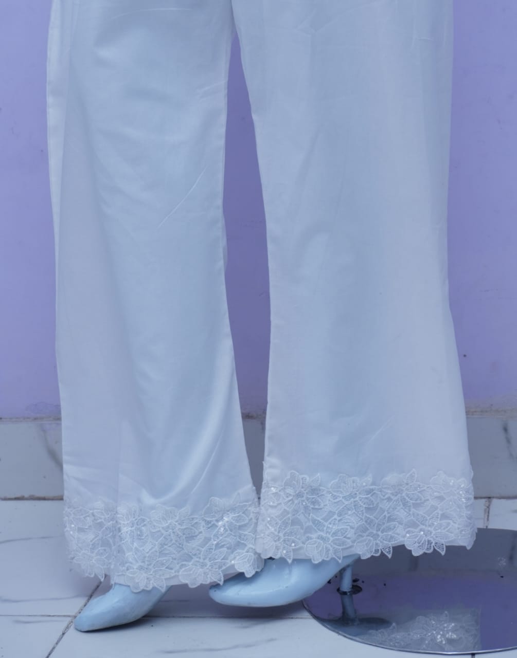 Lace Trouser Stiched 1Pc