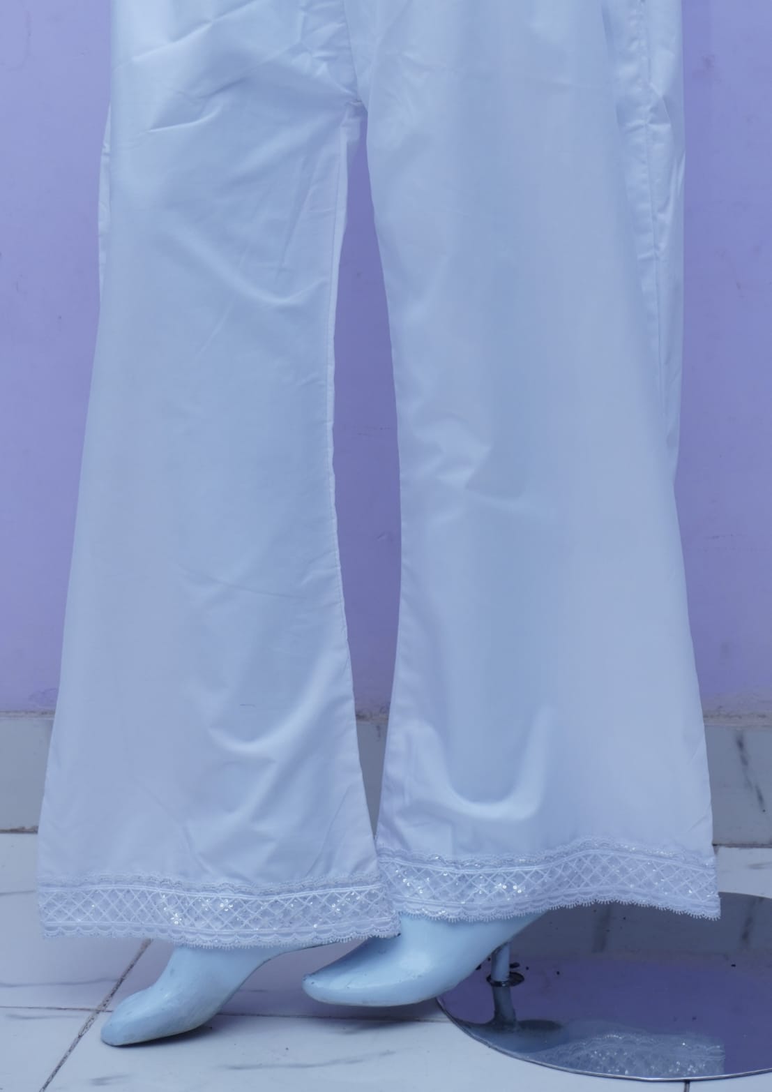 Lace Trouser stiched 1Pc