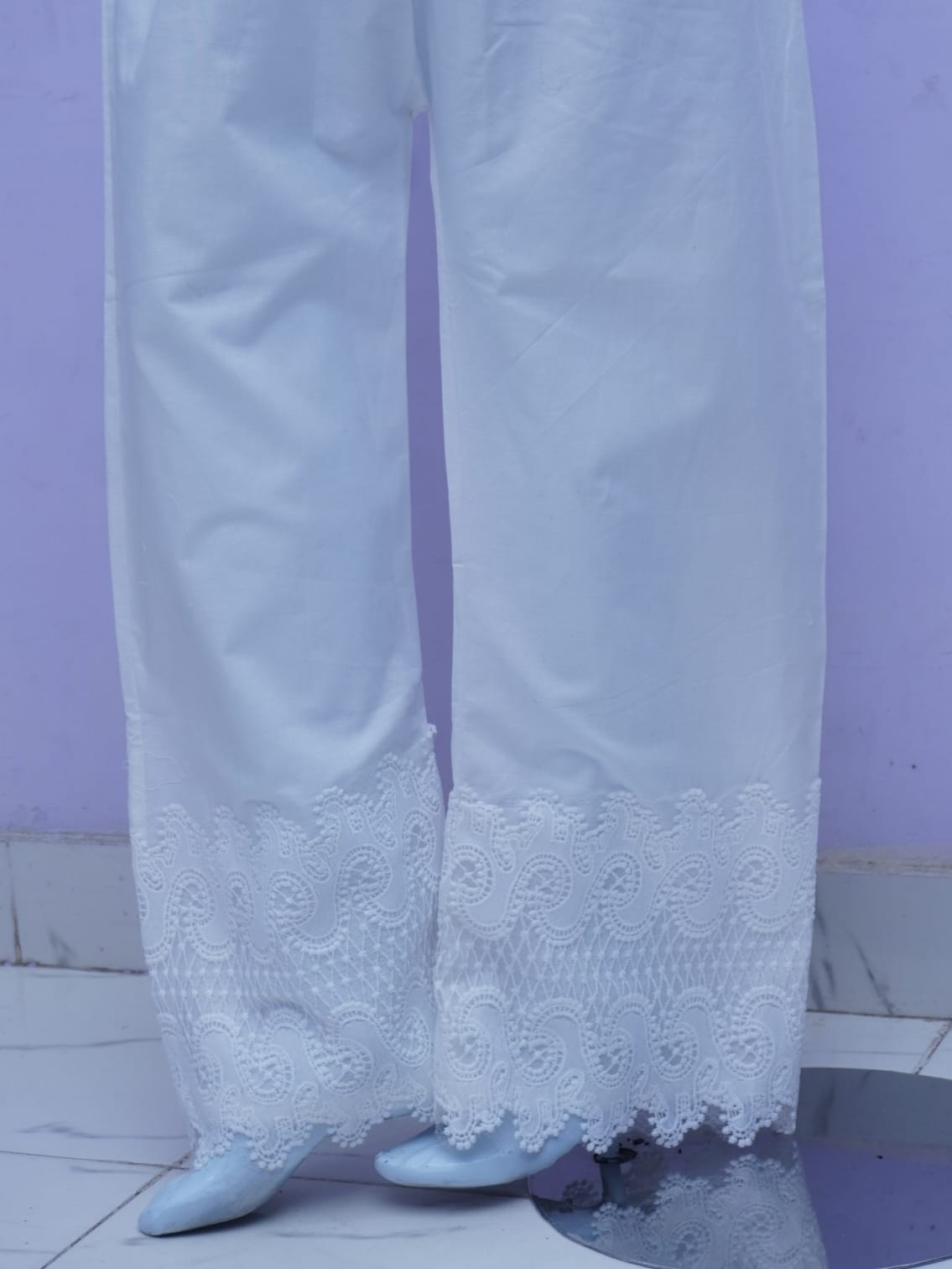 Lace trouser stiched 1Pc
