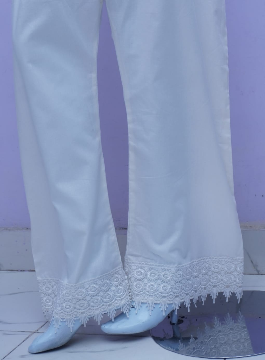 Lace trouser stiched 1Pc